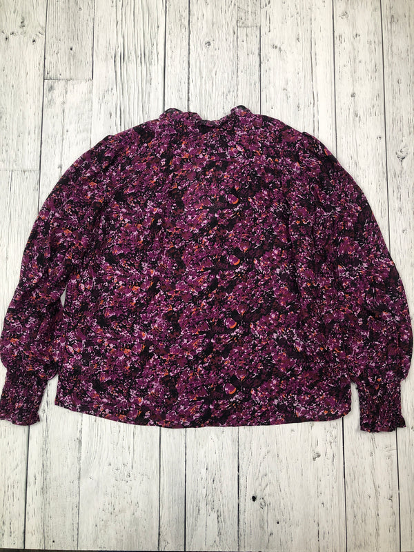 Parker purple patterned shirt - Hers M