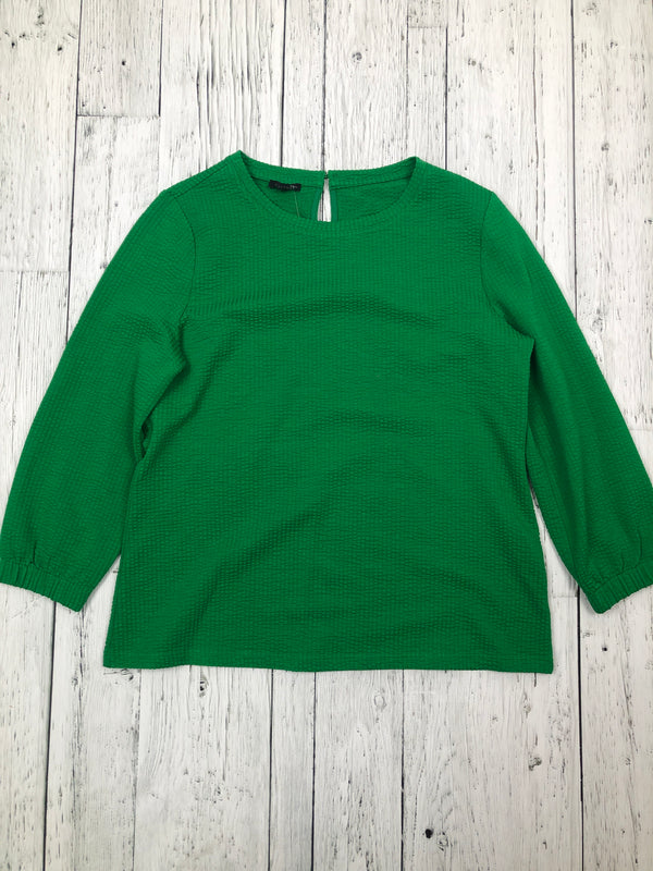 Talbots green shirt - Hers S