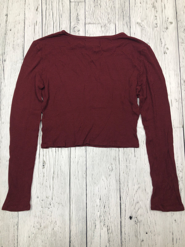 Golden Tna burgundy shirts - Hers M