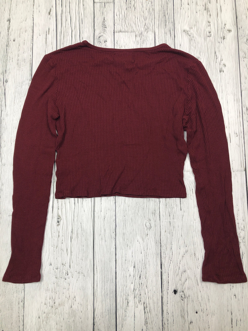 Golden Tna burgundy shirts - Hers M