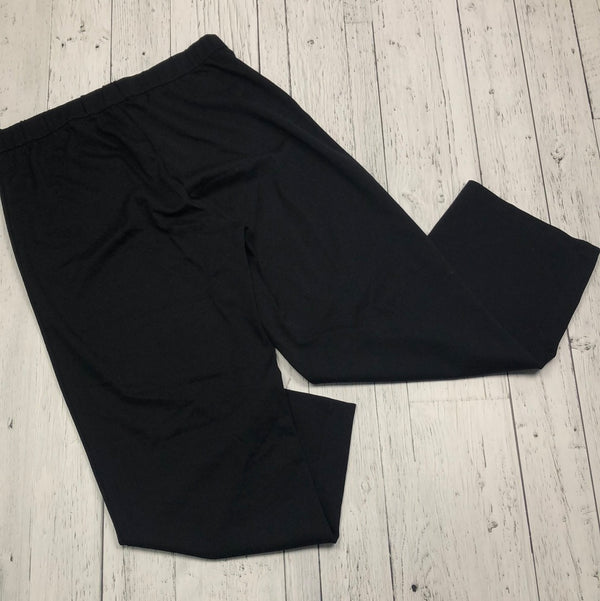 Eileen Fisher black wide legged pants - Hers L
