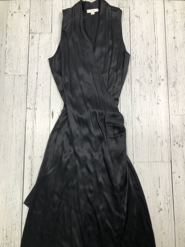 Vince. black tie dress - Hers S