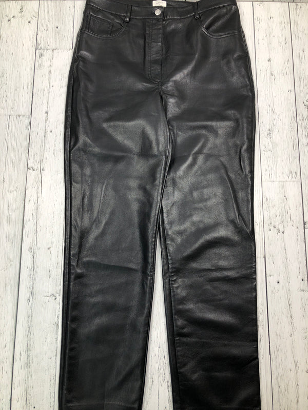 Wilfred Aritzia black leather pants - Hers L/14