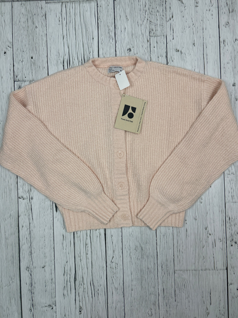 Frank and Oak pink knit cardigan - Hers XS