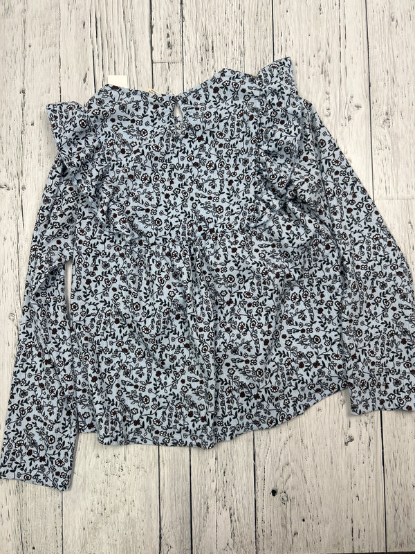 Zara Kids floral blue shirt - Girls 13/14