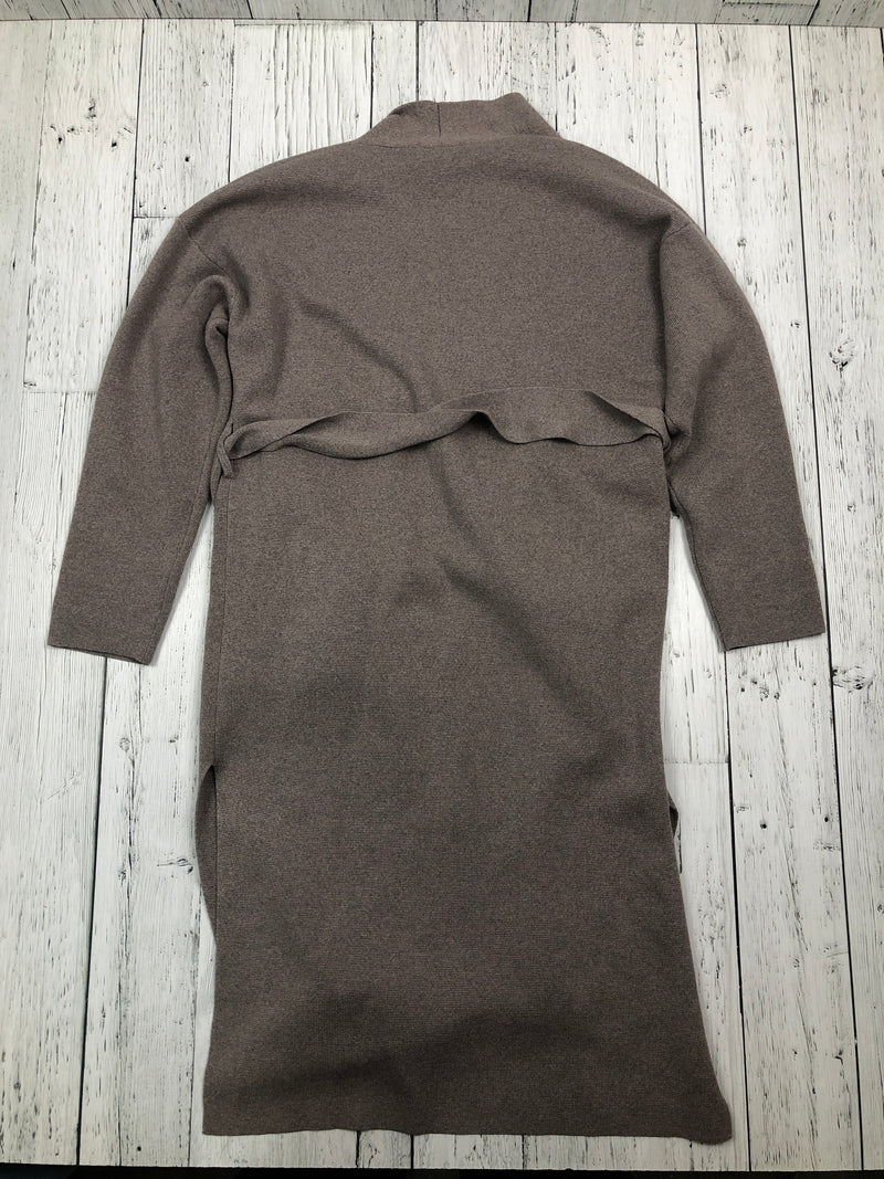 Aritzia Wilfred brown long cardigan sweater coat - Hers XS