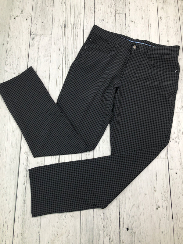 FJ black grey patterned pants - His M/32x32