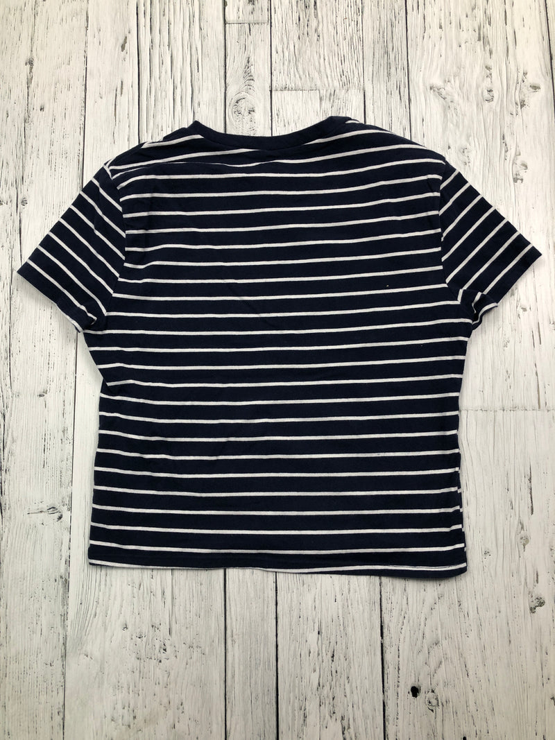 Abercrombie&Fitch navy white striped t-shirt - Hers M