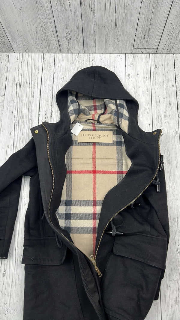 Burberry Brit Wool Toggle Pea Coat sz 4