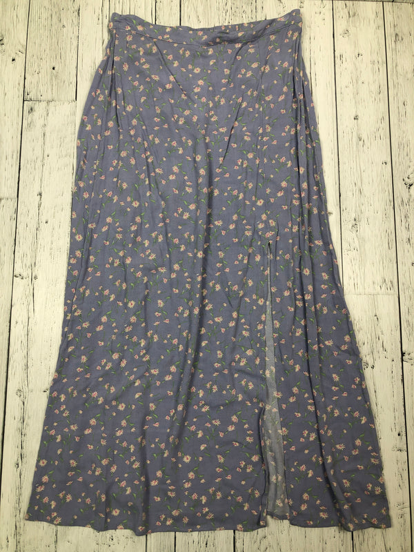 American Eagle blue floral skirt - Hers L