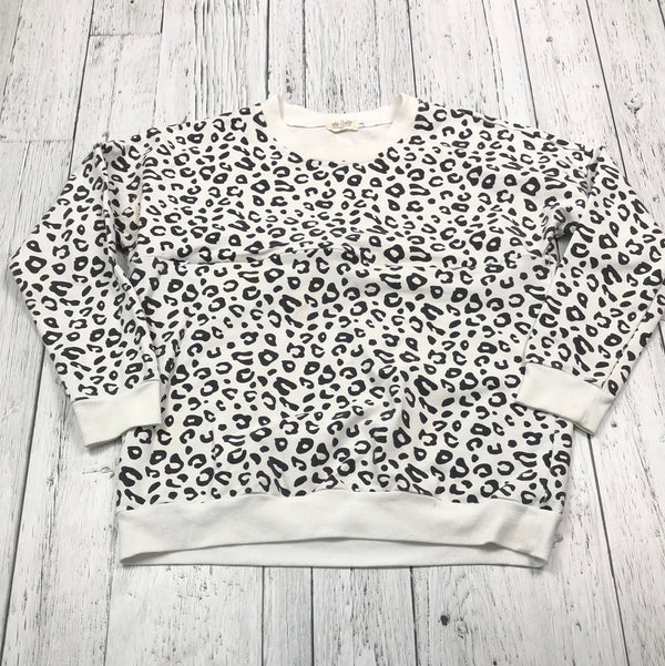 Ella&Ella maternity white black patterned sweatshirt - Ladies M