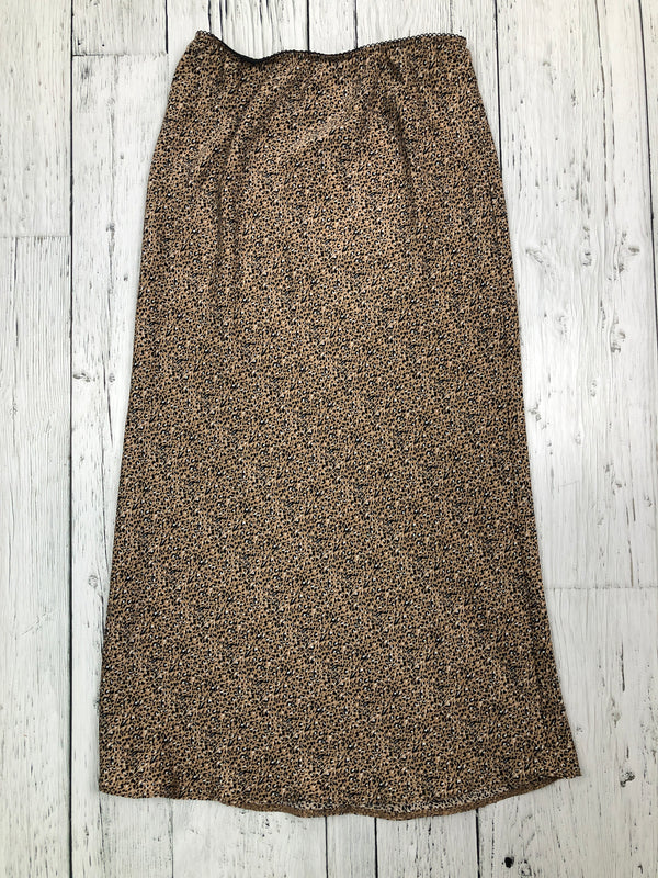 Gentle Fawn brown patterned skirt - Hers XS