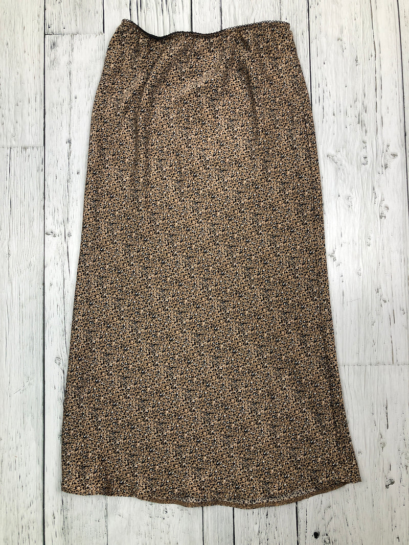 Gentle Fawn brown patterned skirt - Hers XS