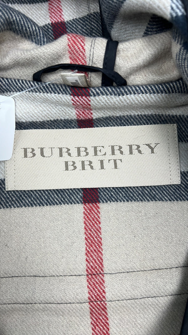 Burberry Brit Wool Toggle Pea Coat sz 4