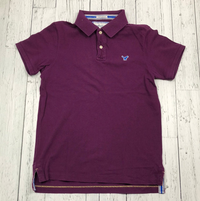 American Eagle purple polo shirt - His L