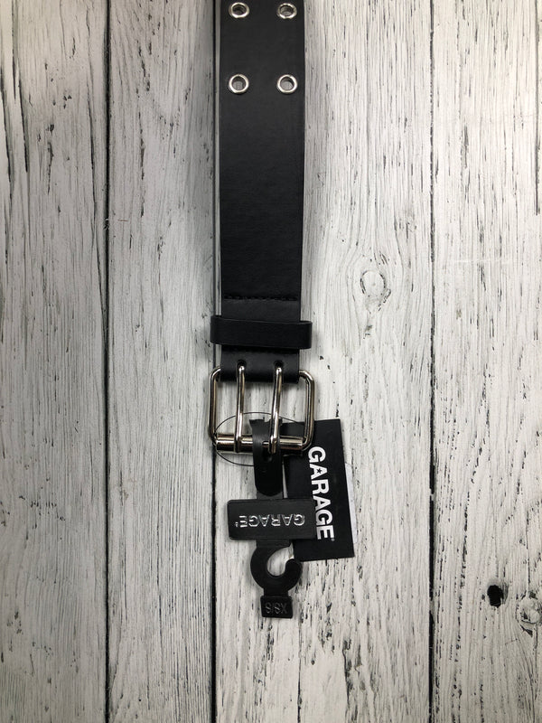 Garage black grommet belt - Hers XS/S