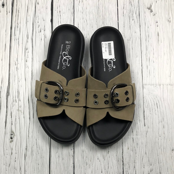 Bos.&Co. White brown sandals - Hers 38/7