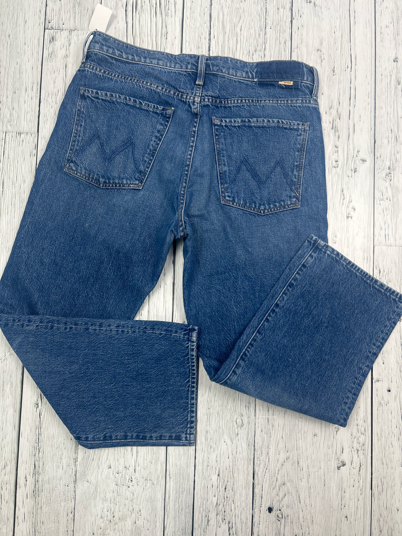 Mother The ditched crop blue jeans - Hers M/29