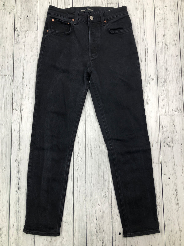 Denim Forum Aritzia black yoko high rise slim jeans - Hers S/27