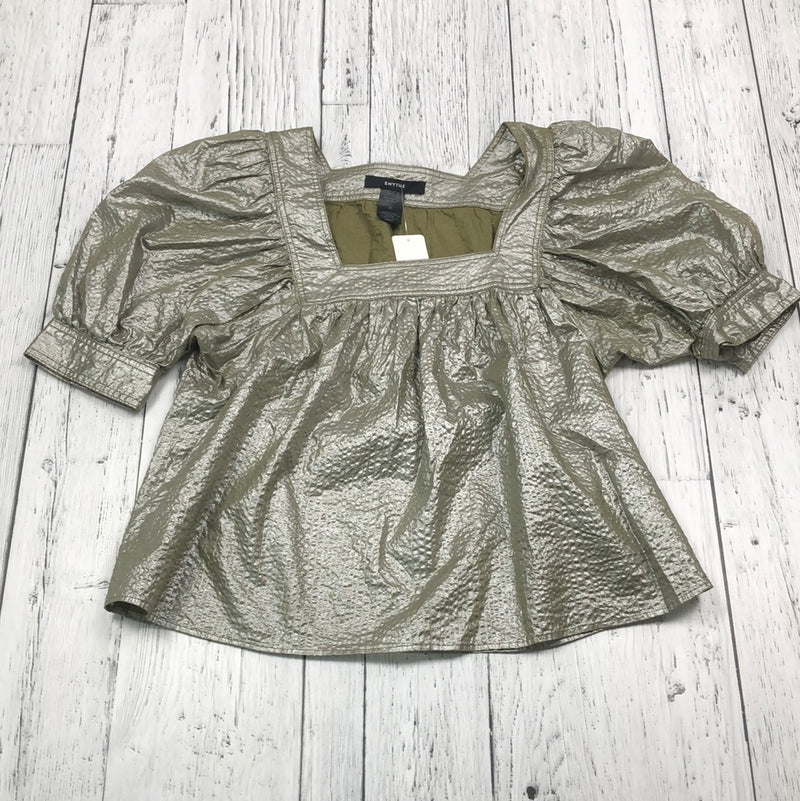 Smythe green shimmer shirt - Hers XS