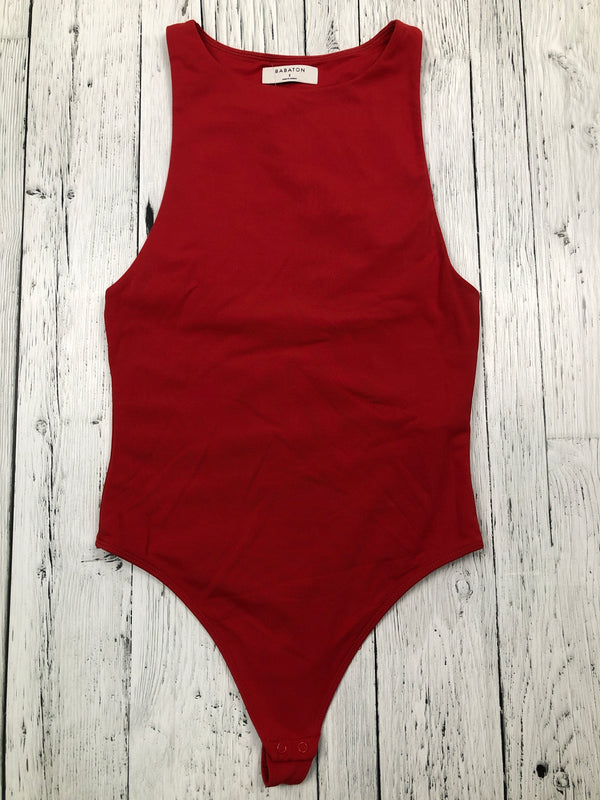 Babaton Aritzia red bodysuit - Hers S
