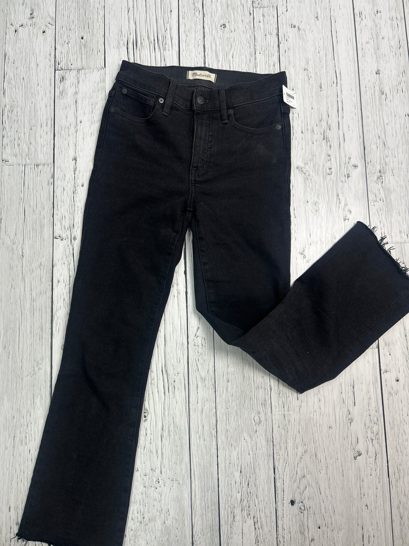 Madewell cali Demi boot black jeans - Hers S/26