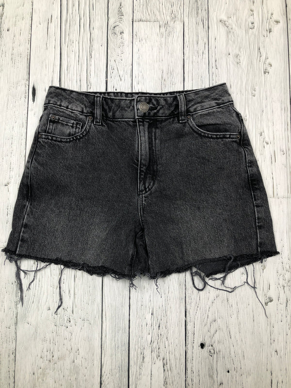Garage black 90s straight denim shorts - Hers 01/25/XS