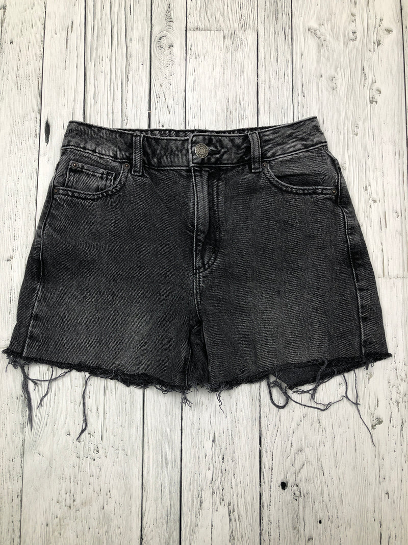 Garage black 90s straight denim shorts - Hers 01/25/XS