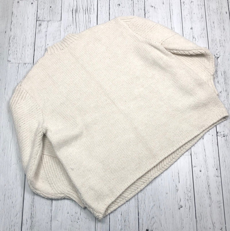 Zara white knitted sweater - Hers L