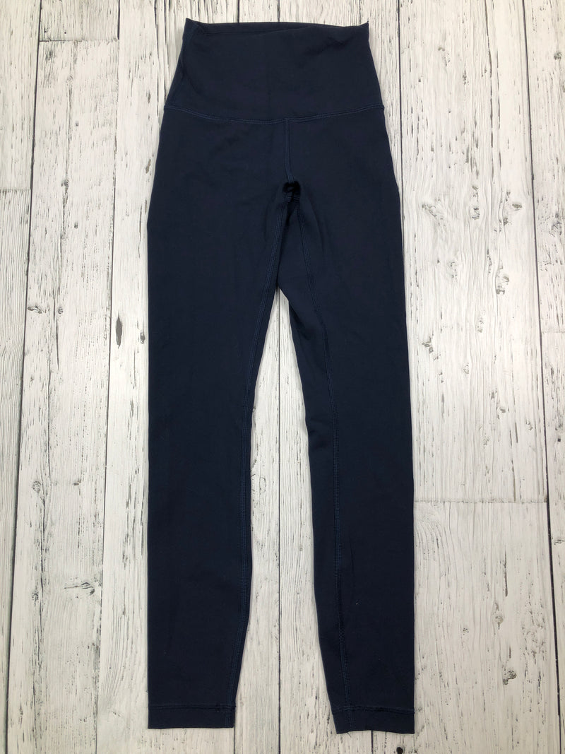 lululemon navy blue leggings - Hers XS/2