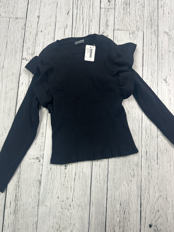 Zara black long sleeve shirt - Girls 9