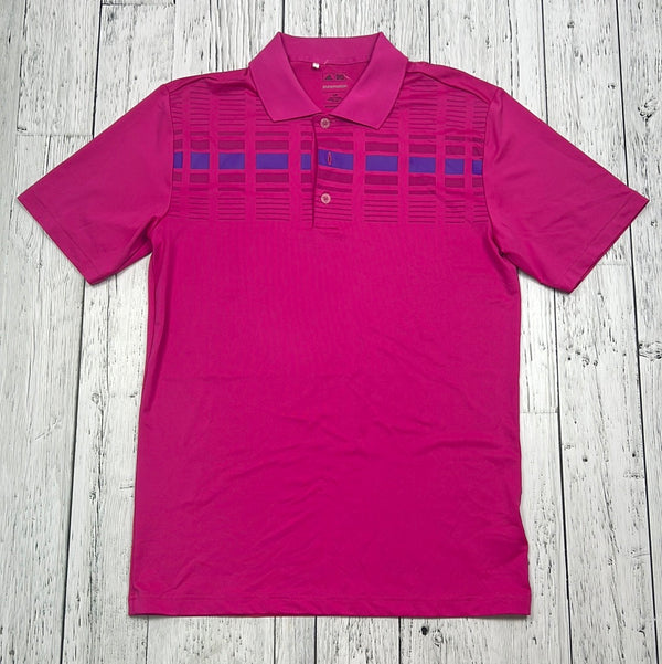 Adidas punk patterned golf shirt - His S