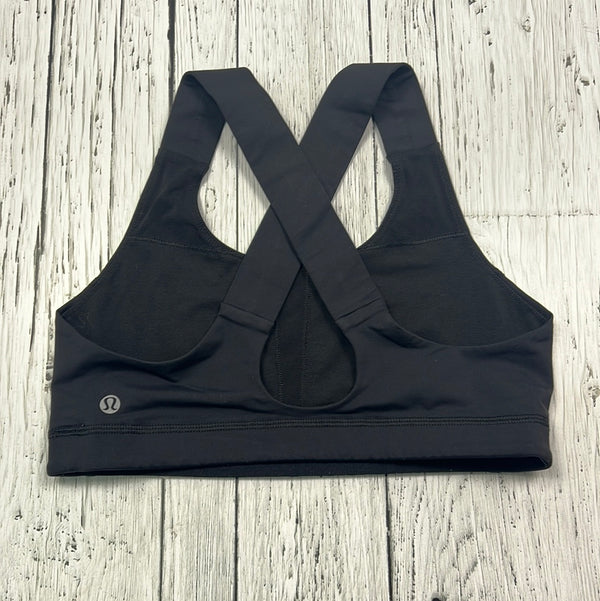 lululemon black sports bra - Hers M/8