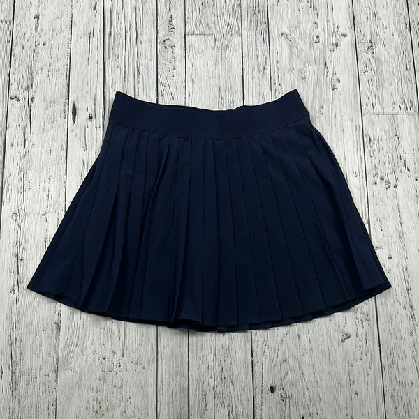 Garage Navy Blue Pleated Athletic Skirt - Hers M