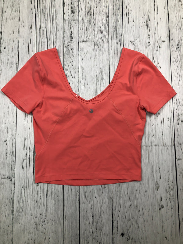 Lululemon coral t-shirt - Hers S/6