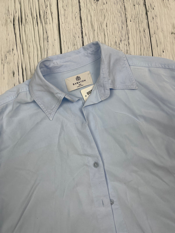 Babaton Aritzia blue button-up shirt - Hers XXS