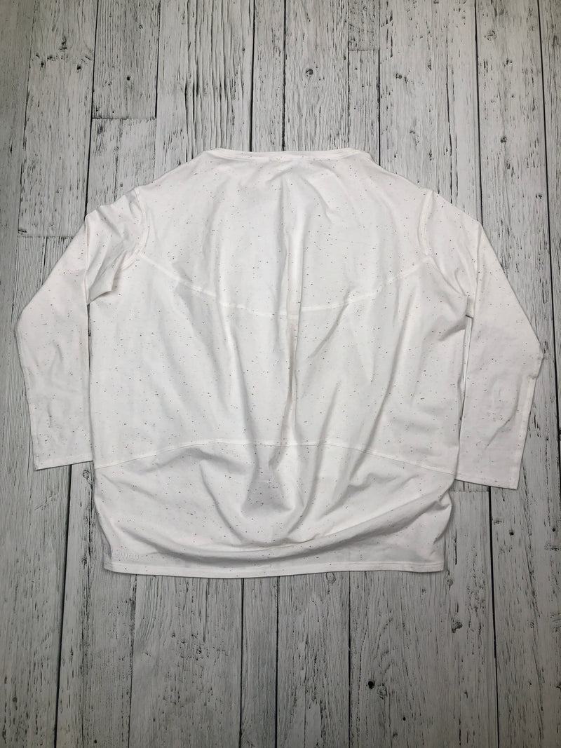 lululemon white patterned shirt - Hers S/4