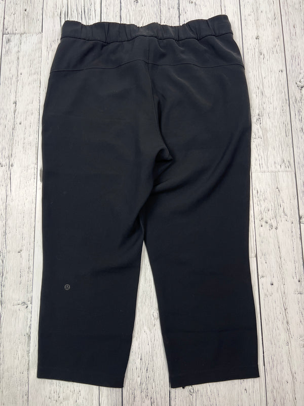 lululemon black capris - Hers M/10