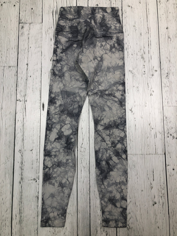 lululemon grey patterned leggings - Hers XS/2