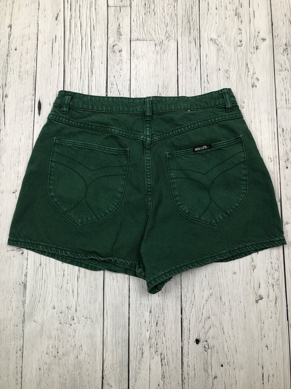 Rolla’s green denim shorts - Hers M/30
