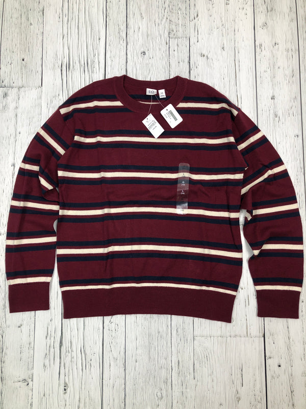 Gap red striped long sleeve - Boys L/10