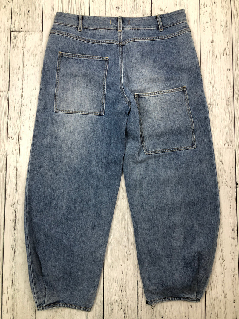 Tibi blue wide leg jeans - Hers M/29