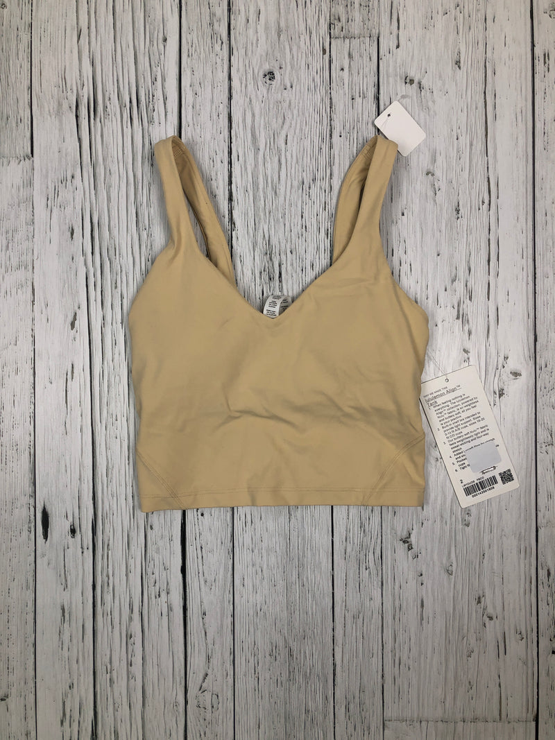 lululemon yellow sports bra - Hers 2/S