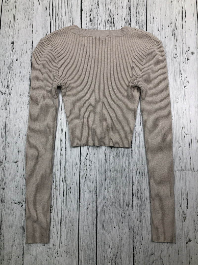 Garage beige long sleeve shirt - Hers S