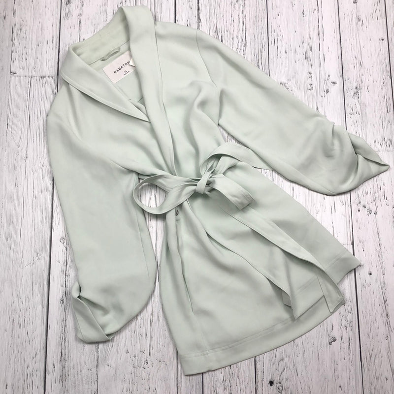 Babaton green wrap shirt - Hers XS