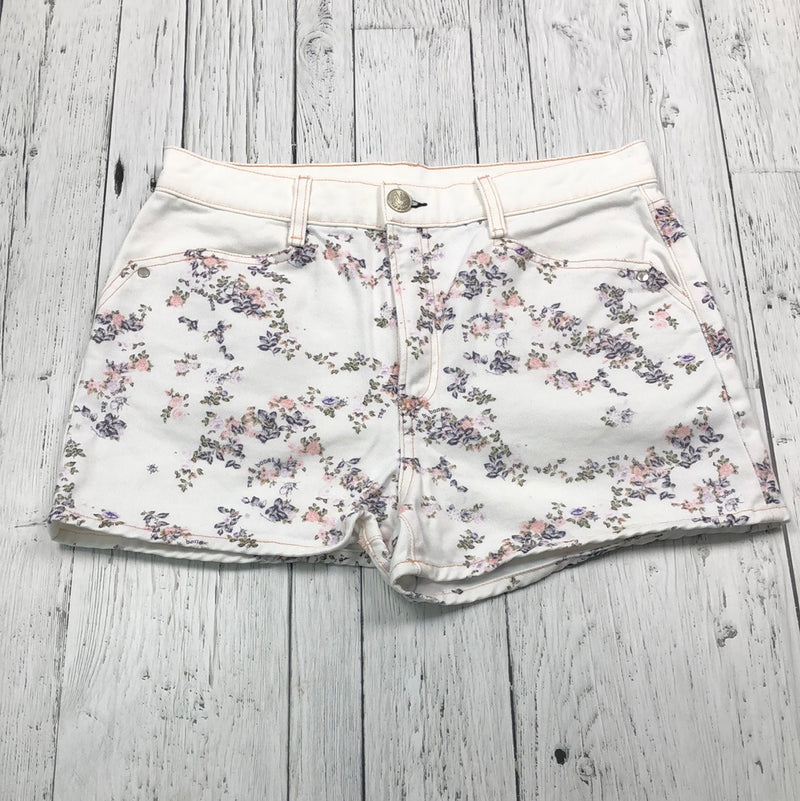 Rag&bone white floral denim shorts - Hers M/29