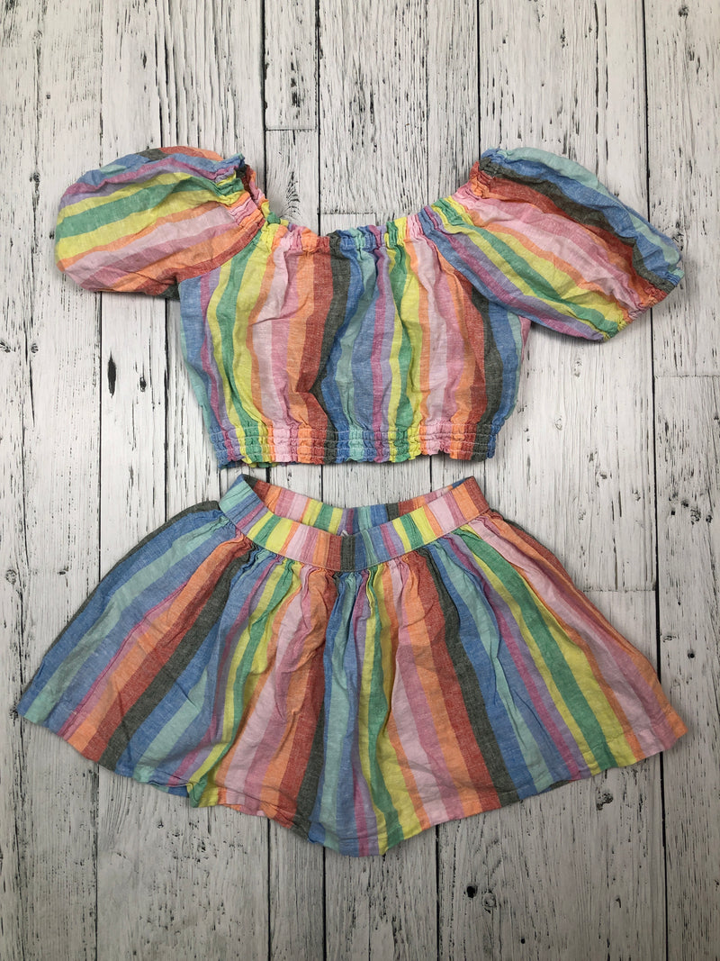 Gap coloured striped shirt/skirt - Girls 6