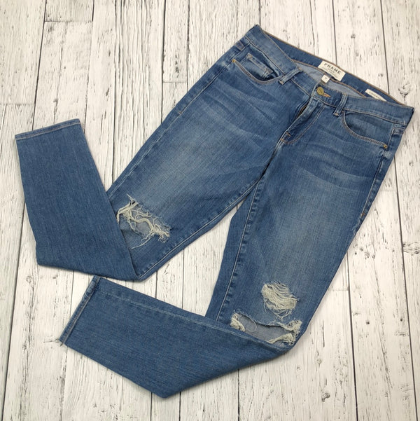 Frame blue skinny distressed jeans - Hers S/27