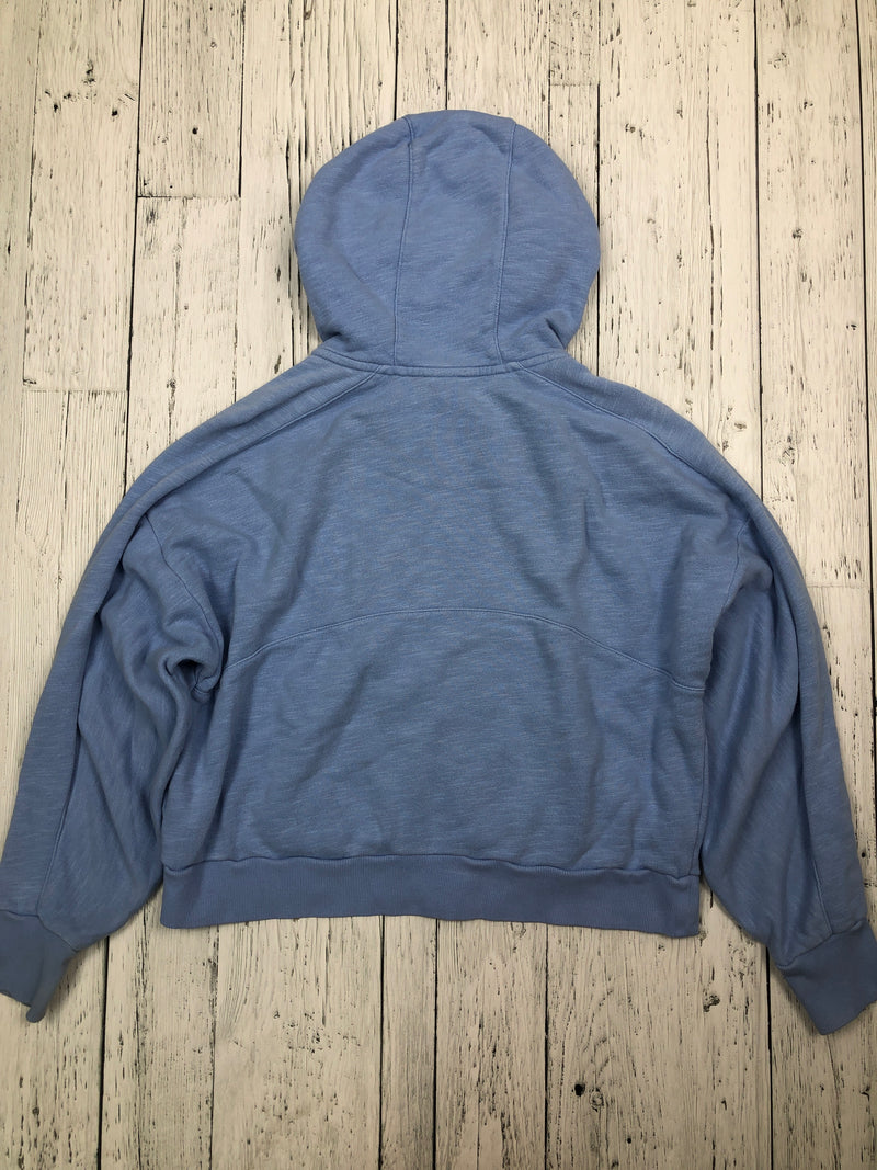 Sweaty Betty blue zip up sweater - Hers M