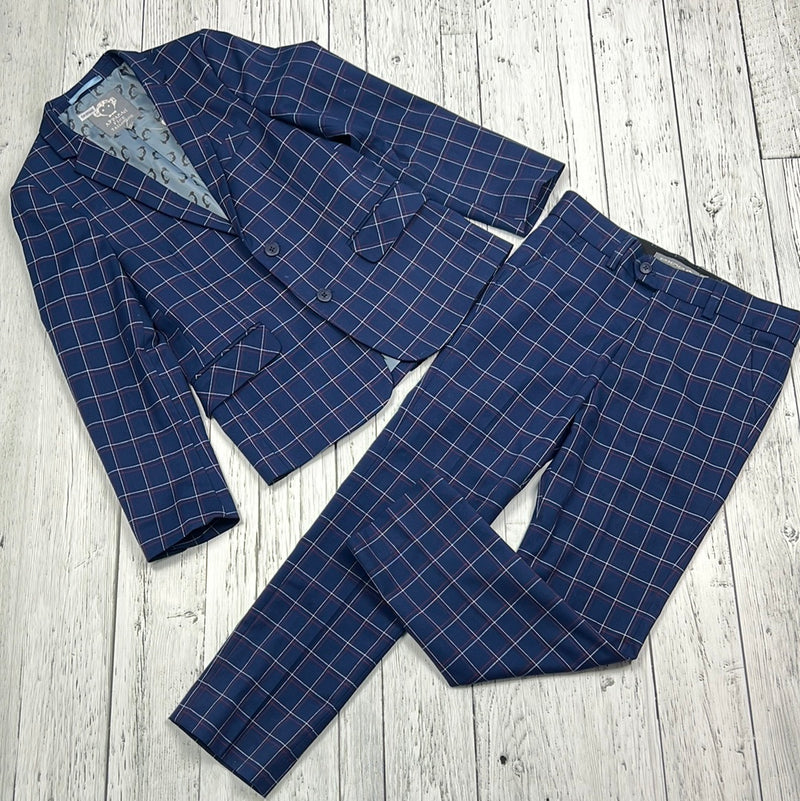 Appaman Fine Tailoring navy plaid suit - Boys 12